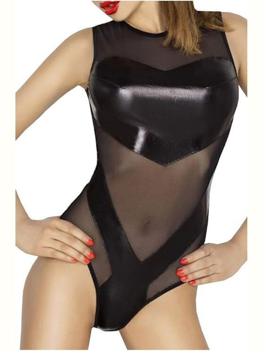 Passion Clover Body Sexy Κορμάκι με Διαφάνεια Μαύρο