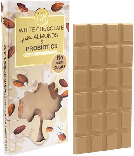Healthy Bites Chocolate White Sugar-Free 100gr
