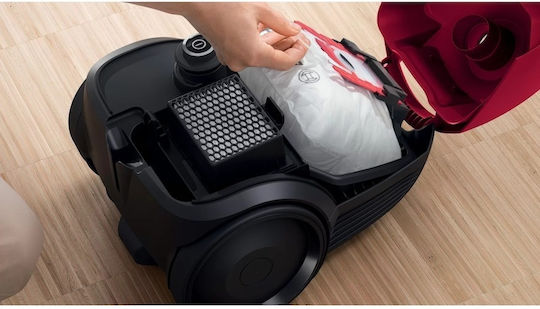 Bosch BGBS2RD1H Aspirator 850W cu sac 3.5lt Roșie