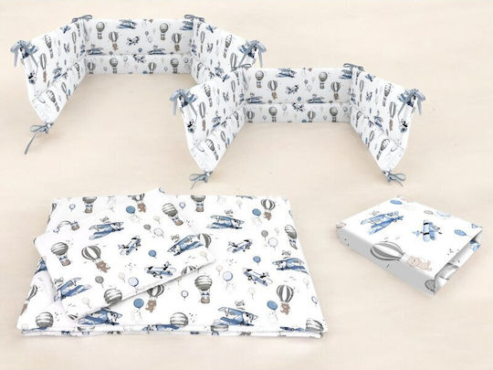 MimiNu Set Pentru Patut Albastru 5buc piese