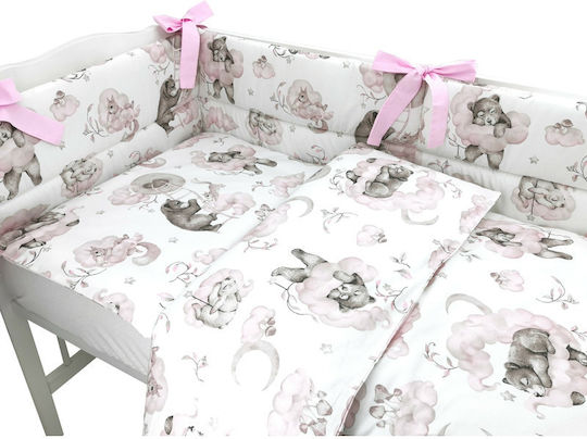 Qmini Set Pentru Patut Roz 3buc piese