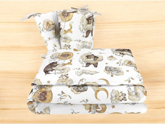 Qmini Set Für Krippe Beige 3Stück