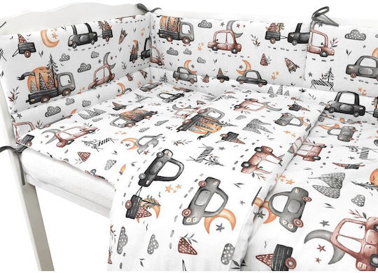 MimiNu Set Pentru Patut Grey 3buc piese