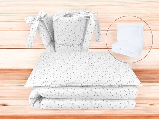 MimiNu Σετ Κούνιας Mini Gray 5τμχ