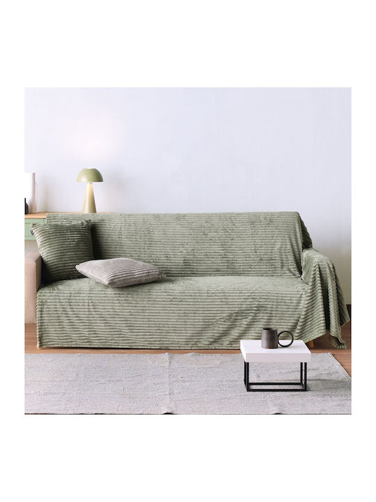 Kentia Sergio Three-Seater Sofa Throw Fleece 180x280cm 10