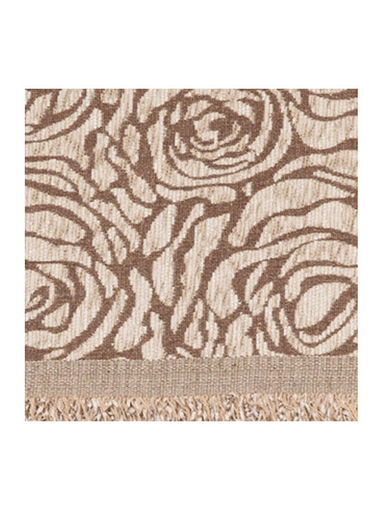 Borea Roses Ριχτάρι Τριθέσιου Καναπέ Chenille 180x300εκ. Ροζέ