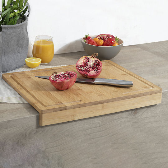 Suprafață de Tăiere din Bambus Νatural 35x25cm 1buc