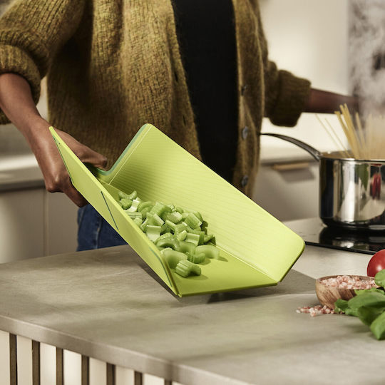 Joseph Joseph Chop2pot Επιφάνεια Κοπής Ξύλινη Πράσινη 37.5x21cm