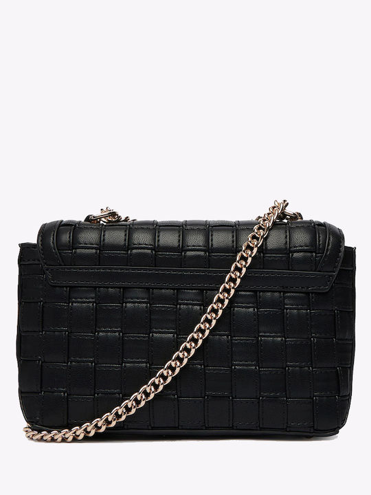 Convertible Xbody Damen Handtasche mit Klappe in Schwarz