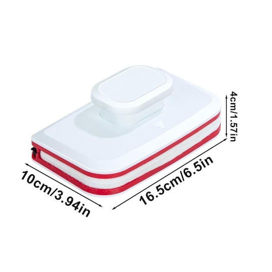 Magnetischer, doppelseitiger, kratzfreier Glasreiniger