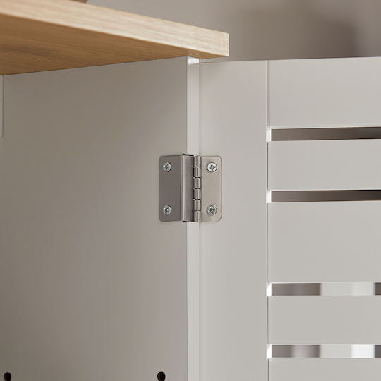 SoBuy Bathroom Cabinet L19xW19xH56cm White