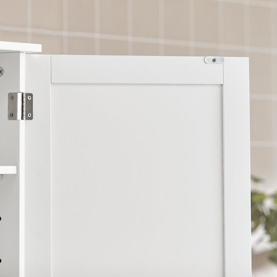 SoBuy Bathroom Cabinet L23xW23xH52cm White