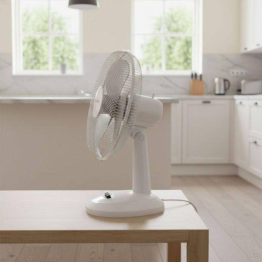 Silifo Επιτραπέζιος Ανεμιστήρας 60W Διαμέτρου 40cm Λευκός