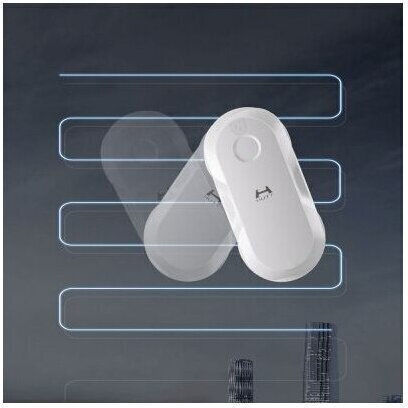 Window Vacuum Cleaner Robot Battery White
