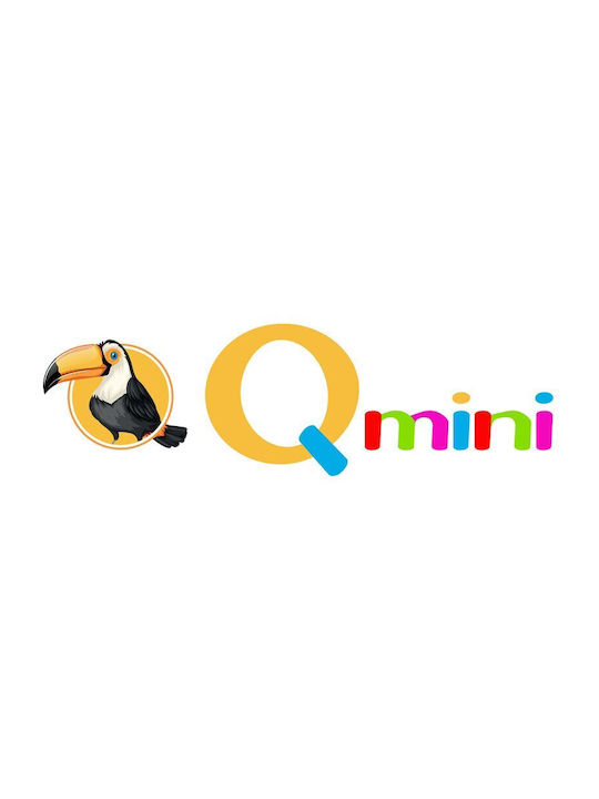 Qmini Pătură Pepinieră Swaddling pături Bambus Albastru 75x100cm
