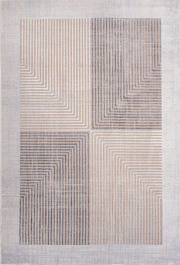 Klonaras Σετ Χαλιά Κρεβατοκάμαρας Βελουτέ Beige White 2004899 3τμχ