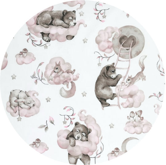 Qmini Crib Bumpers Classic Inside Pink 30x210cm