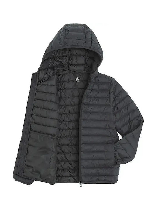 Kids Casual Coat with Hood Black
