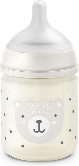 Suavinex Glass Baby Bottle Anti-Colic with Silicone Nipple for 0+, 0+ m, months Beige 120ml
