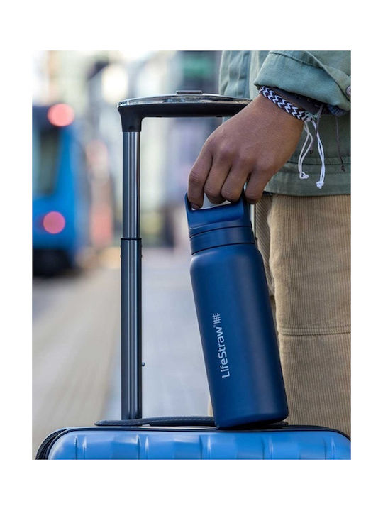 Lifestraw Παγούρι Ανοξείδωτο με Φίλτρο 1000ml Μαύρο