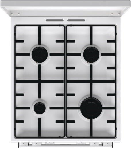 Gorenje Κουζίνα Υγραερίου 68lt με Εστίες Υγραερίου Π50εκ. Λευκή