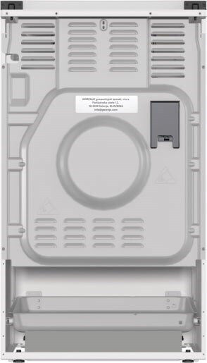 Gorenje Κουζίνα Υγραερίου 68lt με Εστίες Υγραερίου Π50εκ. Λευκή