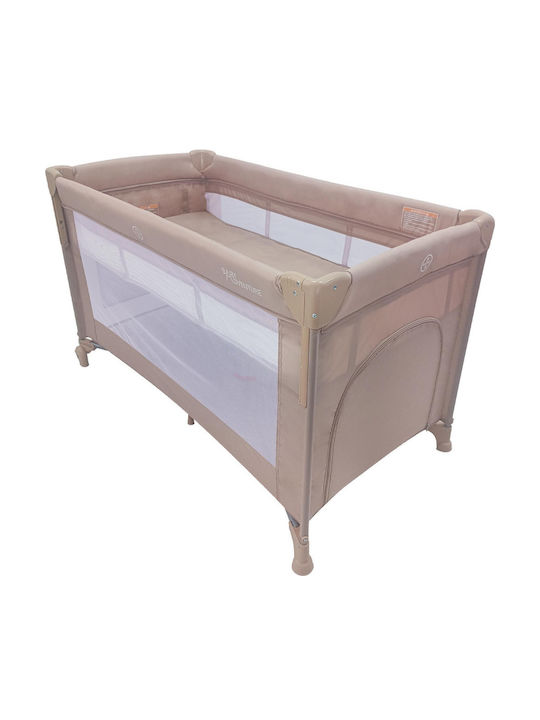 Baby Adventure Dream Laufstall 2 Ebenen mit Matratze Beige