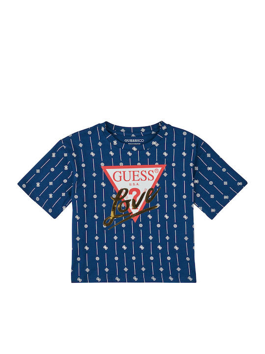 Guess Kids' T-shirt Blue