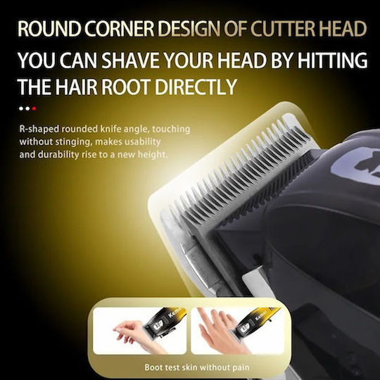 Kemei Professional Set Rechargeable Hair Clipper Gold KM-8501
