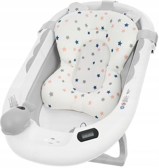 Primabobo Foldable Baby Bath with Thermometer Gray