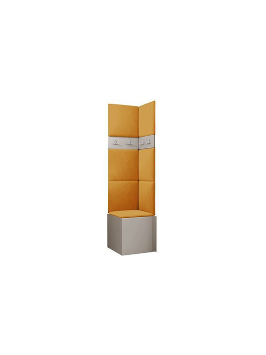Hartford 347 Entry Furniture with Mirror Cashmere 42x46x186cm