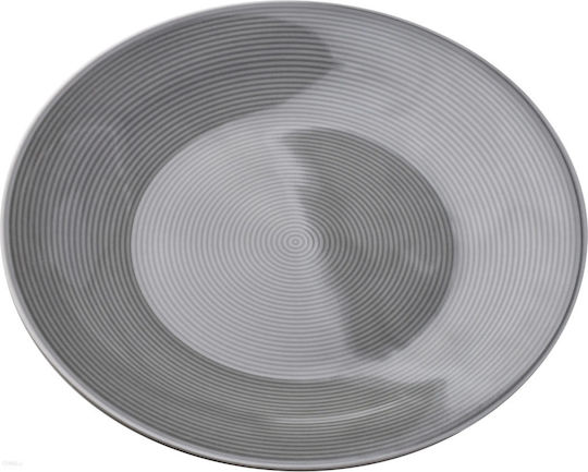 keleman Servierplatte für Wüste aus Gray Porzellan mit Länge 21cm