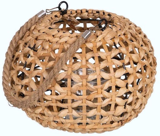 keleman Φαναράκι Σχοινί Καφέ 35x35x24εκ. keleman Φαναράκι Σχοινί Καφέ 35x35x24εκ.
