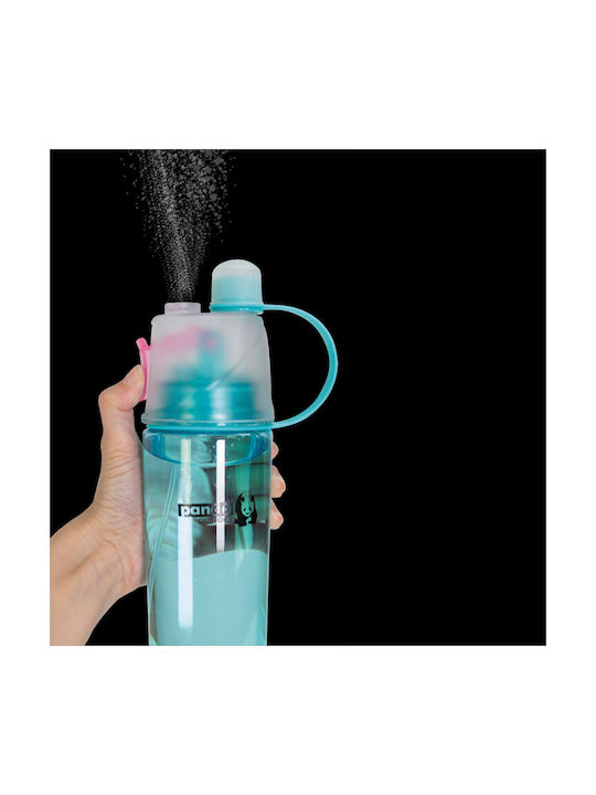 Panda Sticla de apa Plastic 600ml Albastru