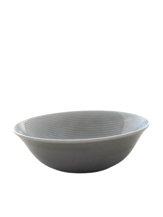 keleman Διακοσμητικό Μπωλ Πορσελάνης Γκρι 14x14cm
