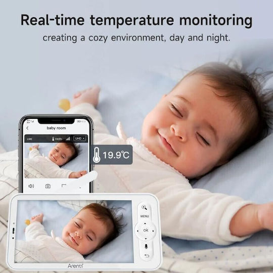 Arenti Ainanny B2 Arenti Baby Monitor , with Two-way Communication & Lullabies