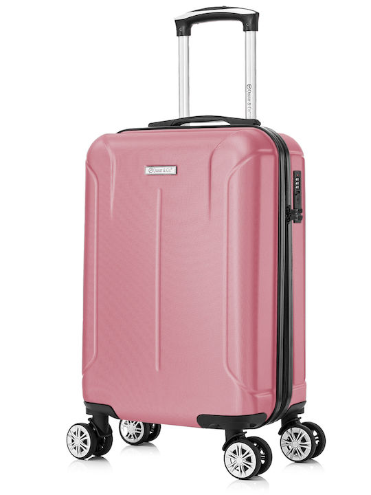 Quasar Valize de Călătorie Dure Powder Pink cu 4 roți Set 4buc
