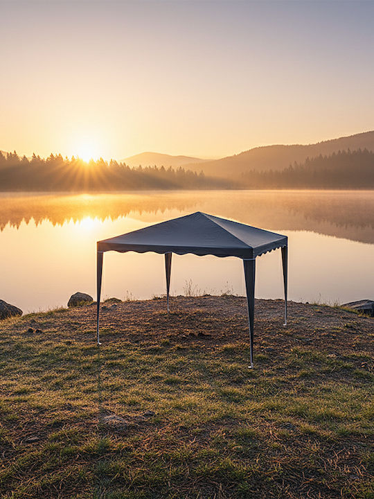 Pakketo Garden Gazebo Gray 3x3m
