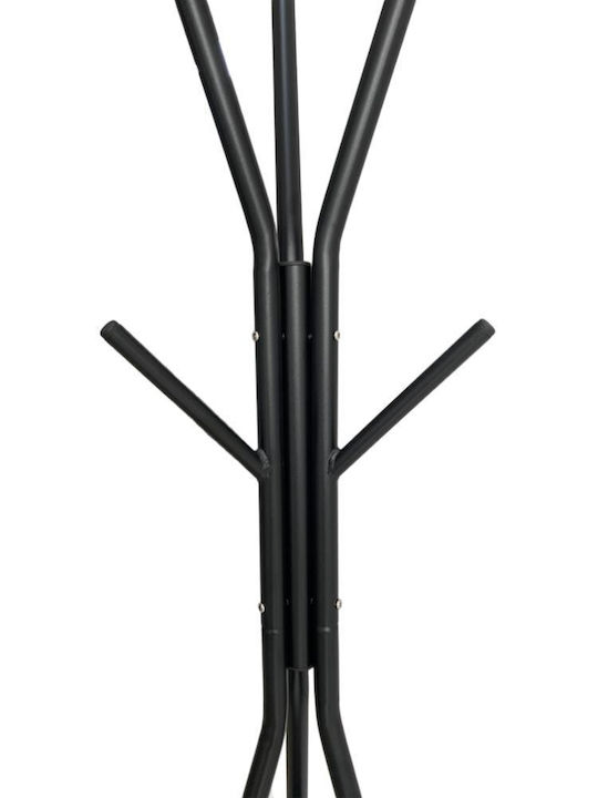 keleman Metallic Coat Rack Black 177.5cm