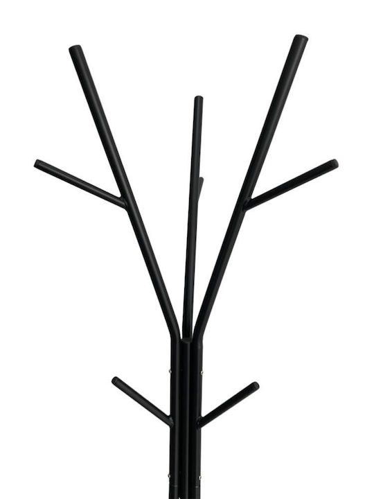 keleman Metallic Coat Rack Black 177.5cm