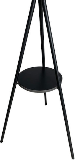 keleman Metallic Coat Rack Black 177.5cm