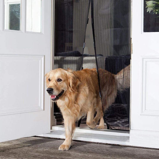 Bakaji Pet Friendly Σίτα Πόρτας με Μαγνητικό Κούμπωμα 210x90cm Bakaji Pet Friendly Σίτα Πόρτας με Μαγνητικό Κούμπωμα 210x90cm