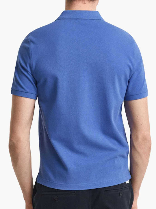 Gant Shield Polo T-Shirt Vintage Blau