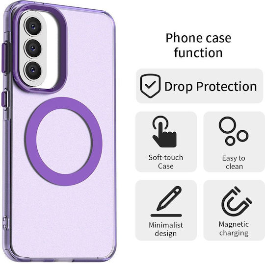 Techsuit Candycase Rückseiten Umschlag Kunststoff Lila (Galaxy A37)