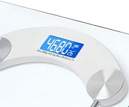 Avizar Digital Electronic Scale 180 Kg 30 X 30 Cm Lcd Screen White