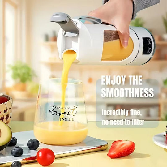 HS-860 Blender With Plastic Jug 450 ml 7.4V White