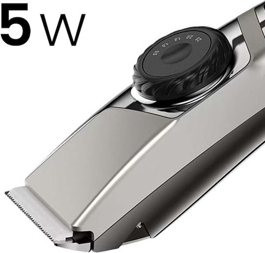 Avizar Wiederaufladbarer 5w Kabelloser Rasentrimmer Ipx6 LED-Anzeige Einstellrad Grau