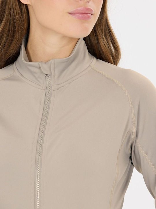 Women's Blouse with Zipper Black