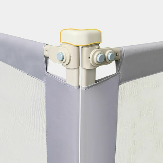 Primabobo Bară de Protecție pentru Pat din Material Spumă în Culoare Gri 68 cm