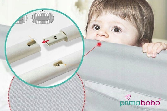 Primabobo Bară De Protecție Pentru Pat Din Material Spumos Gri